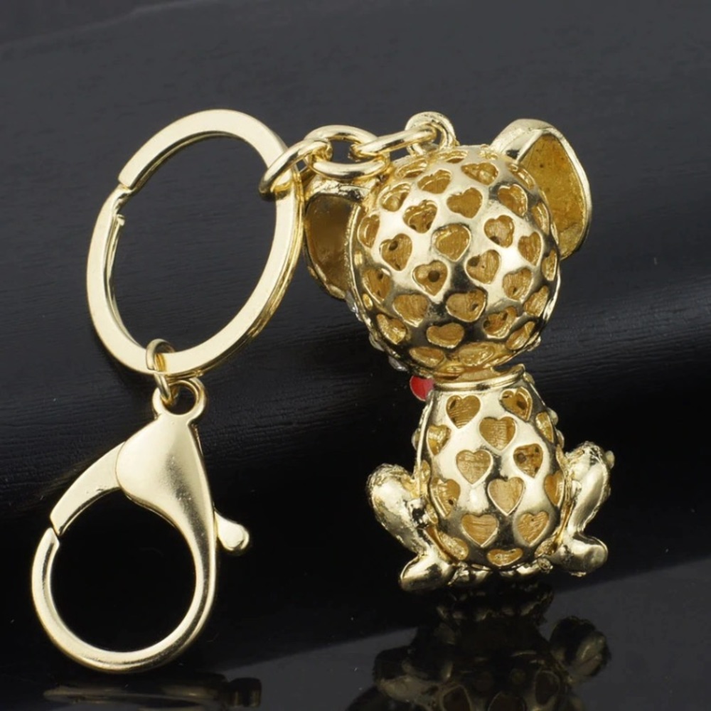 Crystal Dog Keychain - Picture 4 of 6